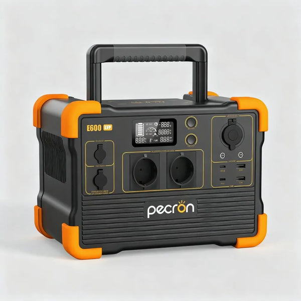 614Wh Power Station: 1200W Pure Sine, 10 Ports