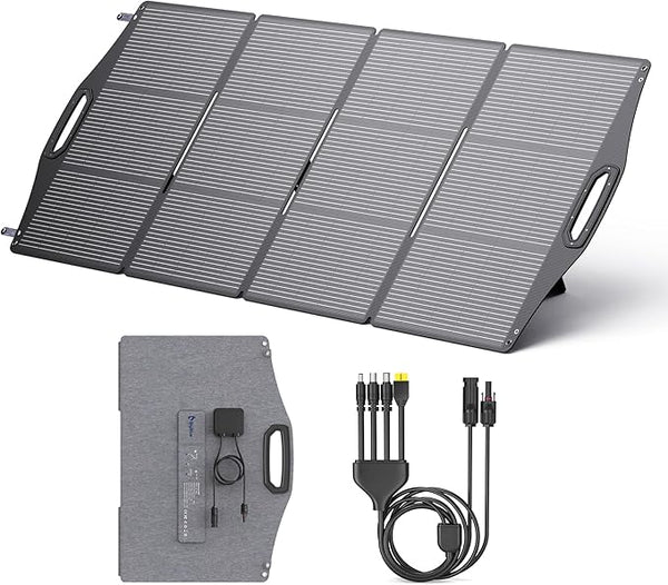 SolarPowa 2000W Foldable Waterproof Solar Panel, High Efficiency & Portable Power for Camping